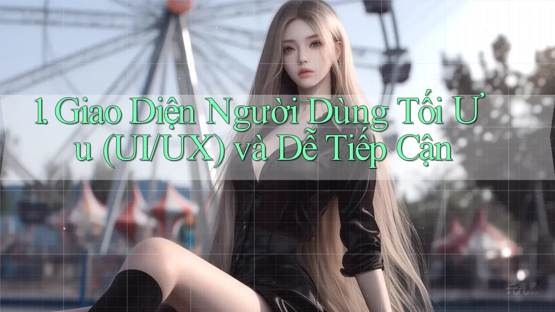 1. Giao Diện Người Dùng Tối Ưu (UI/UX) và Dễ Tiếp Cận