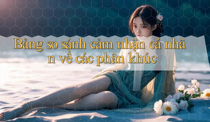 Bảng so sánh cảm nhận cá nhân về các phân khúc