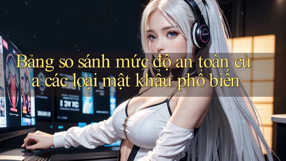 Bảng so sánh mức độ an toàn của các loại mật khẩu phổ biến