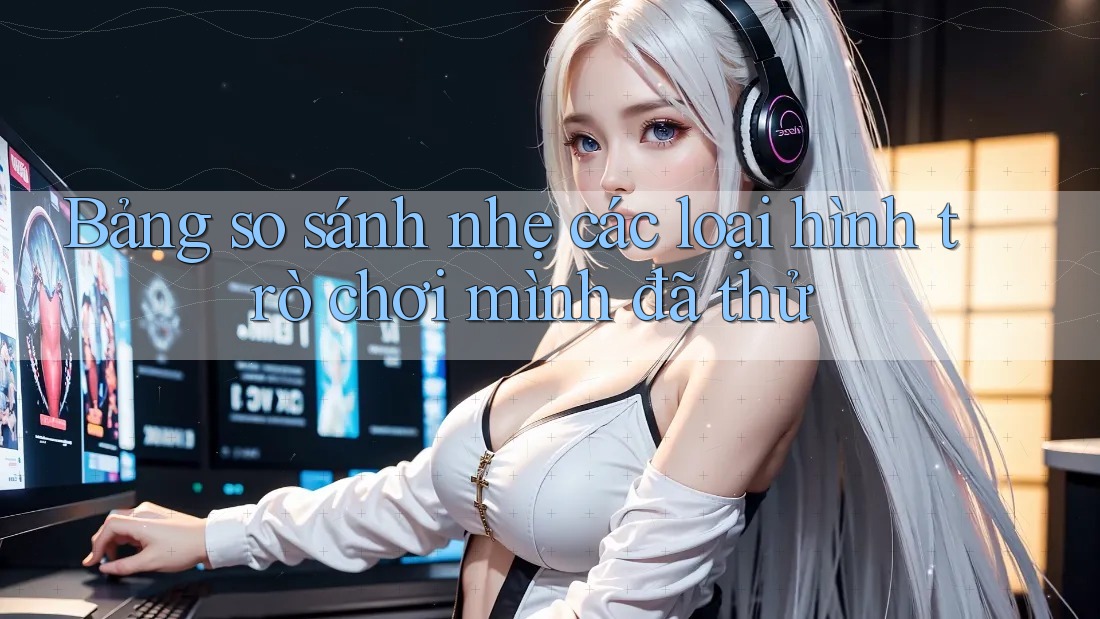 Bảng so sánh nhẹ các loại hình trò chơi mình đã thử