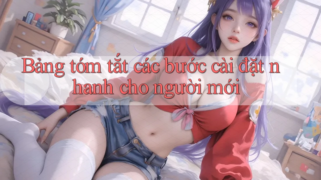 Bảng tóm tắt các bước cài đặt nhanh cho người mới Bảng tóm tắt các bước cài đặt nhanh cho người mới