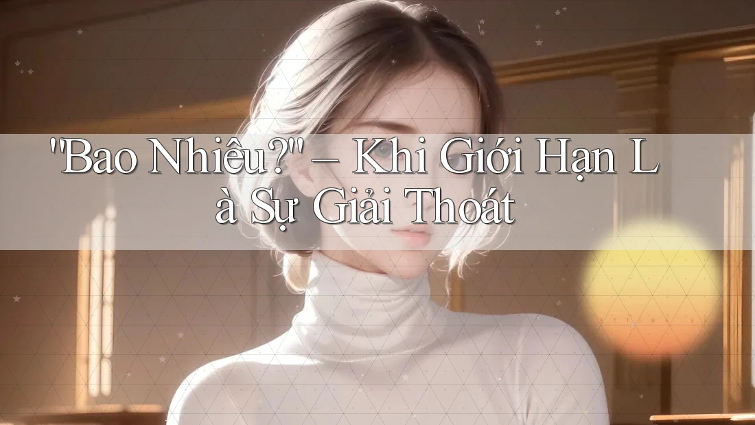 “Bao Nhiêu?” – Khi Giới Hạn Là Sự Giải Thoát