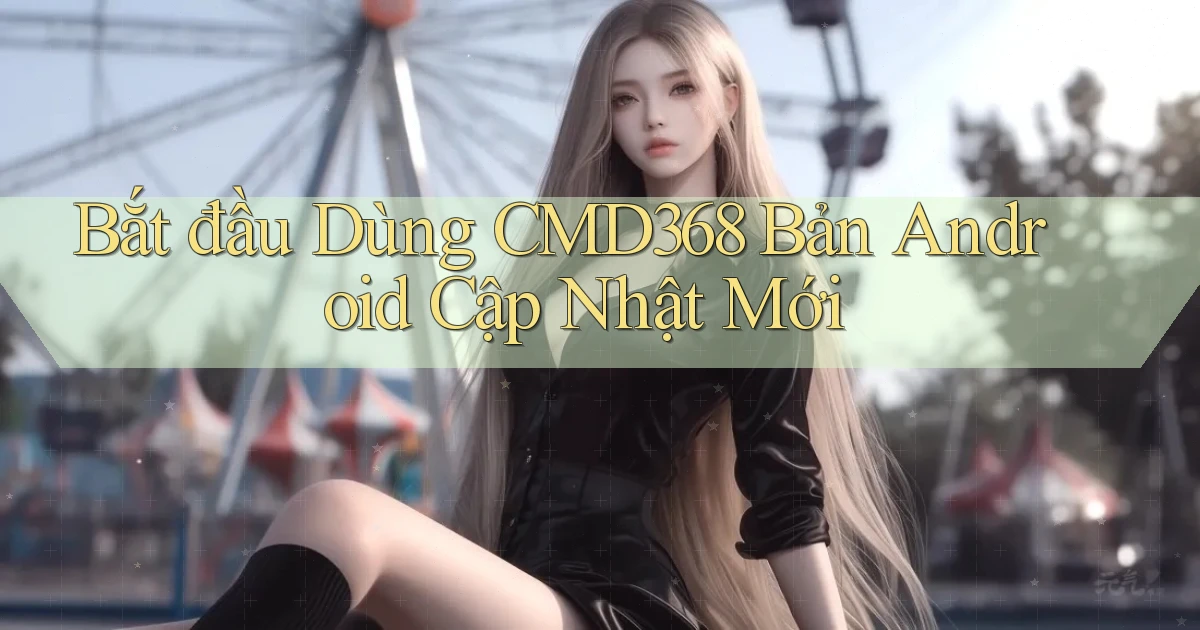bắt đầu dùng cmd368 bản android cập nhật mới