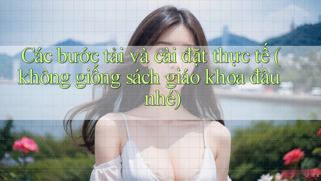 Các bước tải và cài đặt thực tế (không giống sách giáo khoa đâu nhé)