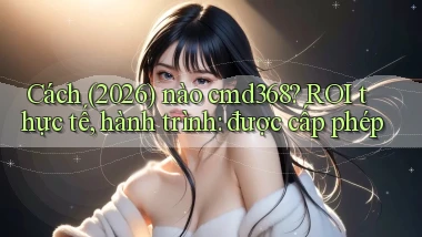 Cách (2026) nào cmd368 ROI thực tế, hành trình được cấp phép