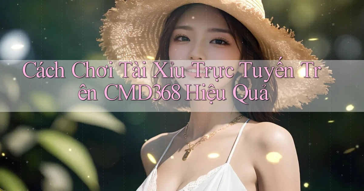 cách chơi tài xỉu trực tuyến trên cmd368 hiệu quả