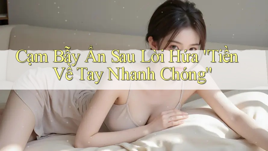 Cạm Bẫy Ẩn Sau Lời Hứa “Tiền Về Tay Nhanh Chóng”