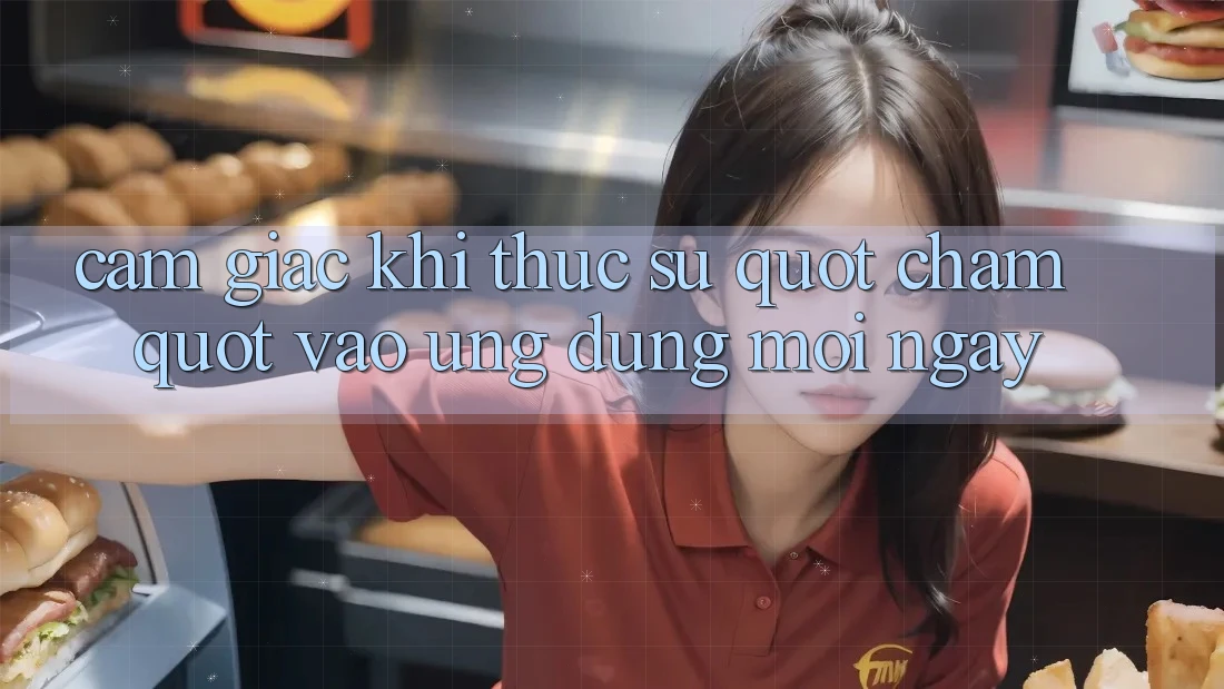 Cảm giác khi thực sự " chạm" vào ứng dụng mỗi ngày