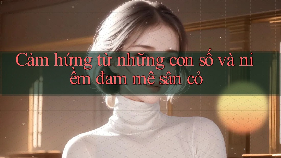 Cảm hứng từ những con số và niềm đam mê sân cỏ