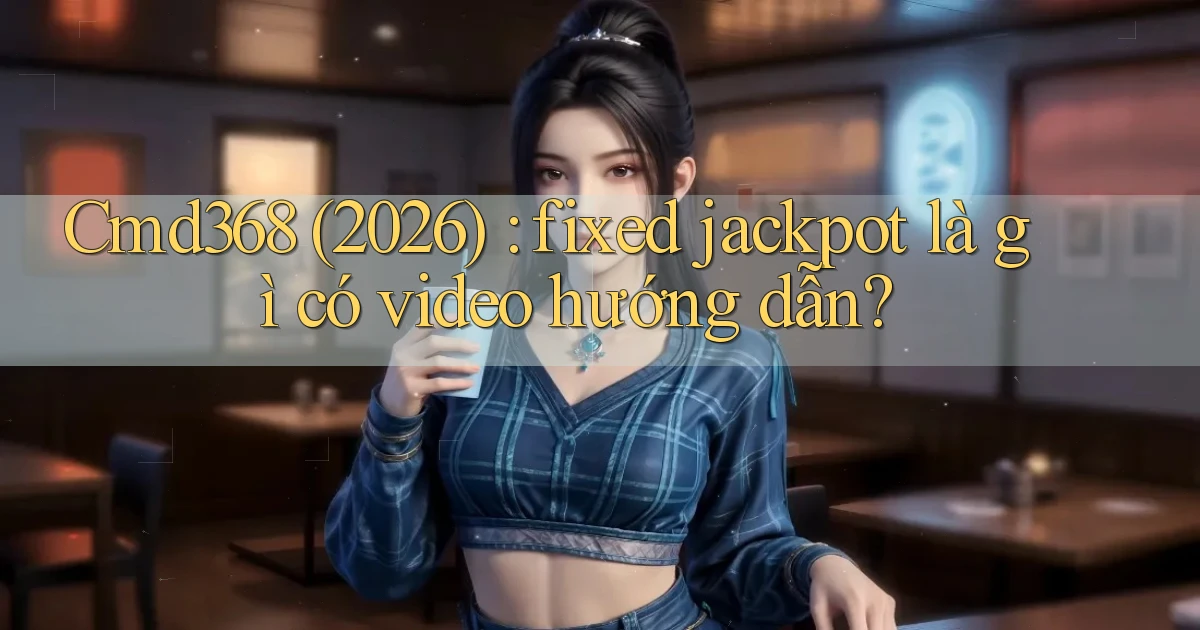 Cmd368 (2026) fixed jackpot là gì có video hướng dẫn