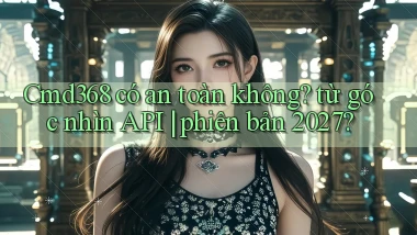 Cmd368 có an toàn không từ góc nhìn API phiên bản 2027