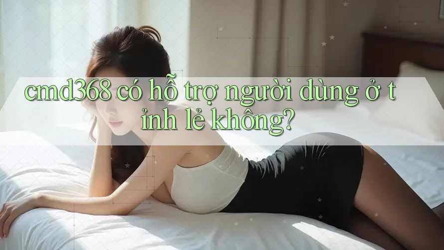 cmd368 có hỗ trợ người dùng ở tỉnh lẻ không?