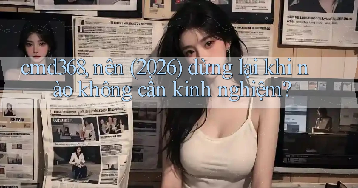 cmd368, nên (2026) dừng lại khi nào không cần kinh nghiệm