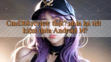 Cmd368 review thật nhìn lại tiết kiệm data Android 14