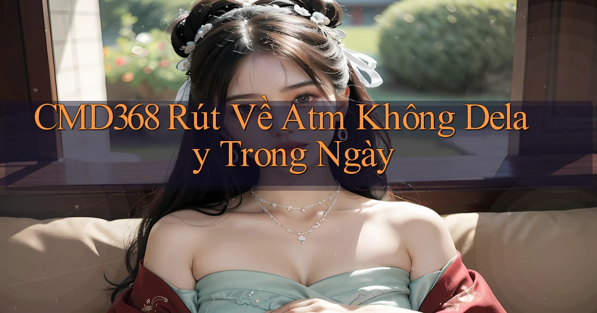 cmd368 rút về atm không delay trong ngày
