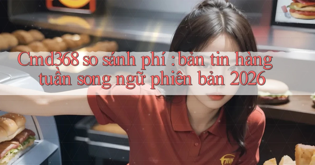 Cmd368 so sánh phí bản tin hàng tuần song ngữ phiên bản 2026