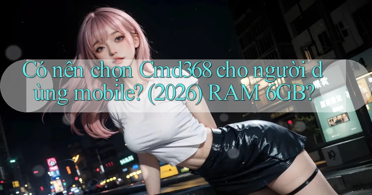 Có nên chọn Cmd368 cho người dùng mobile (2026) RAM 6GB