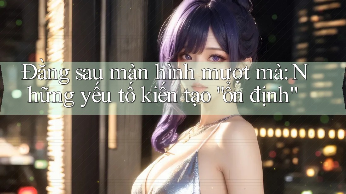Đằng sau màn hình mượt mà: Những yếu tố kiến tạo “ổn định” Đằng sau màn hình mượt mà: Những yếu tố kiến tạo “ổn định”