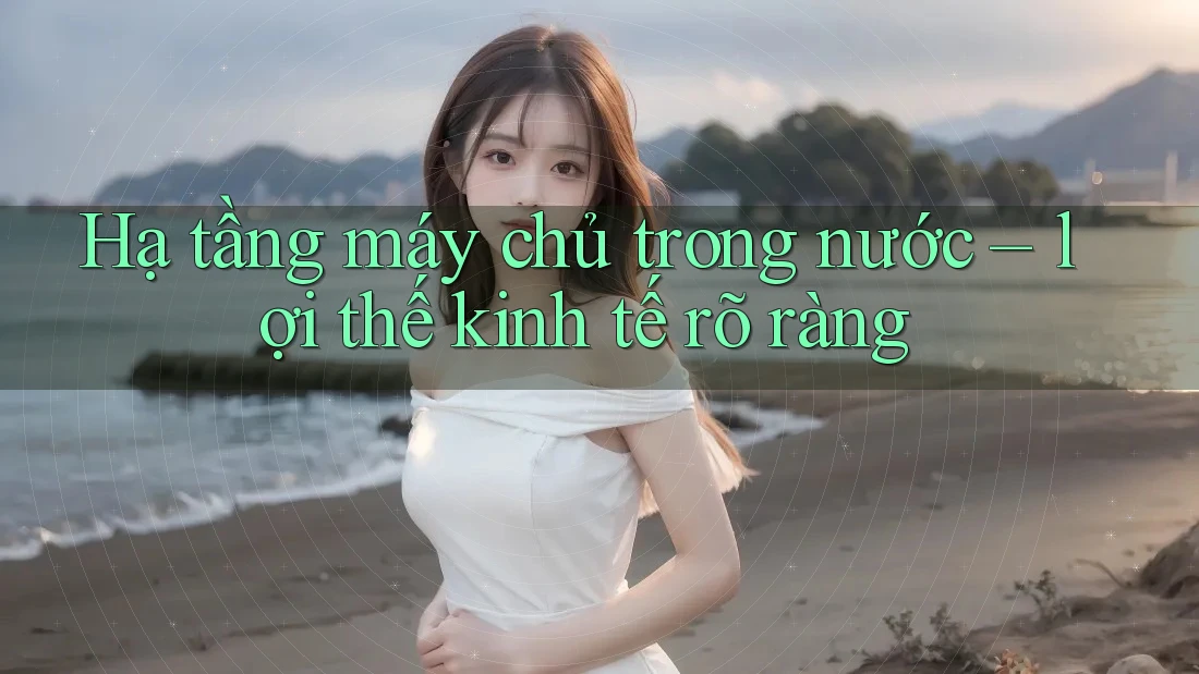 Hạ tầng máy chủ trong nước – lợi thế kinh tế rõ ràng