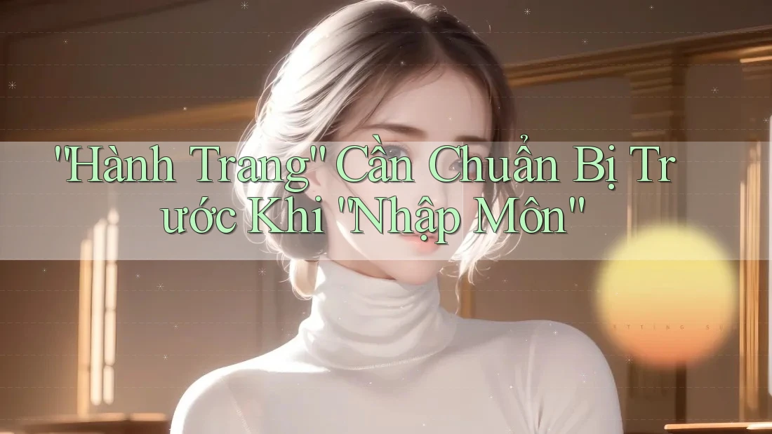 “Hành Trang” Cần Chuẩn Bị Trước Khi “Nhập Môn” “Hành Trang” Cần Chuẩn Bị Trước Khi “Nhập Môn”