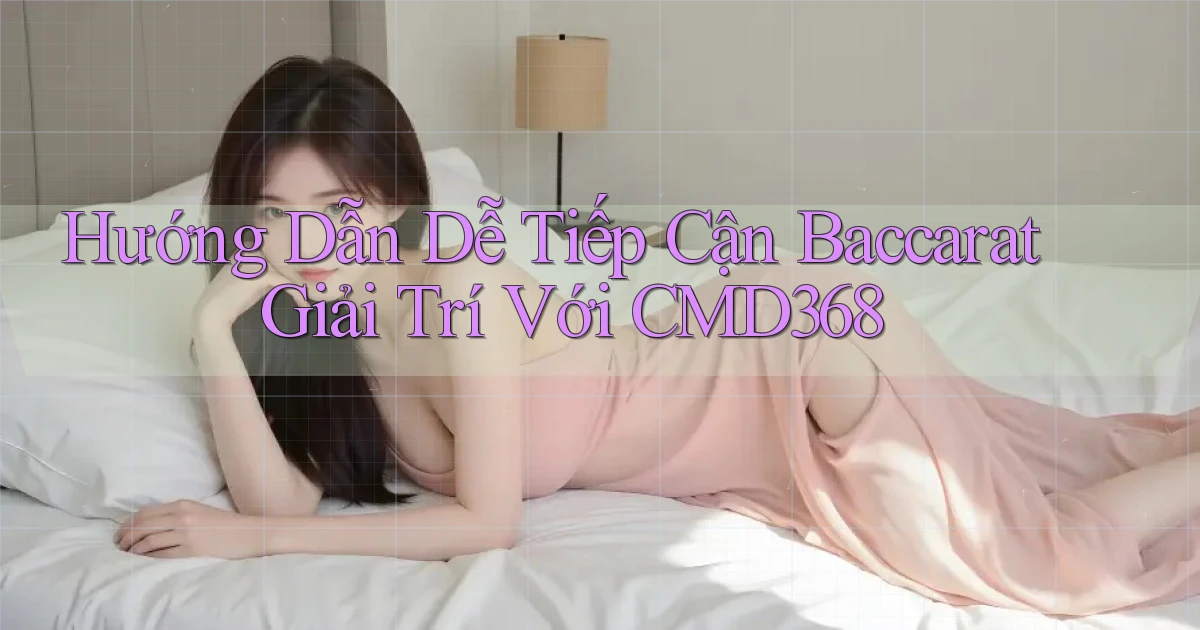 hướng dẫn dễ tiếp cận baccarat giải trí với cmd368