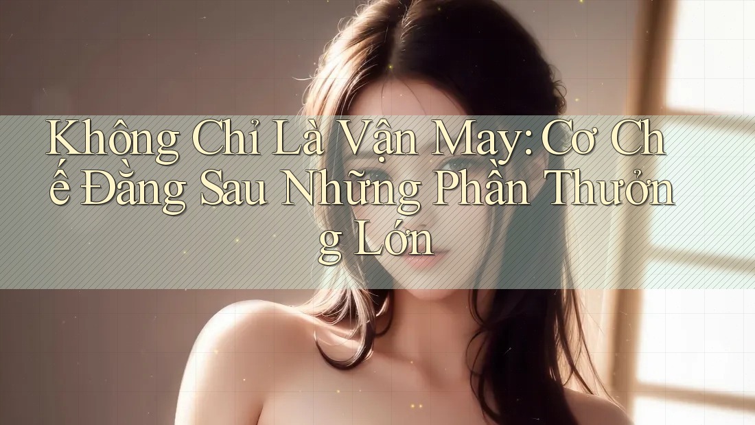 Không Chỉ Là Vận May: Cơ Chế Đằng Sau Những Phần Thưởng Lớn Không Chỉ Là Vận May: Cơ Chế Đằng Sau Những Phần Thưởng Lớn