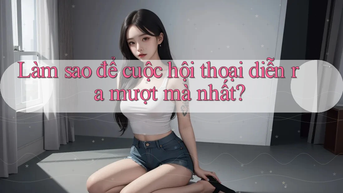 Làm sao để cuộc hội thoại diễn ra mượt mà nhất? Làm sao để cuộc hội thoại diễn ra mượt mà nhất?
