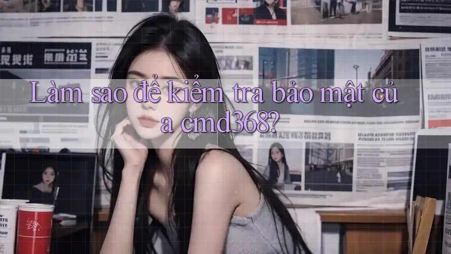 Làm sao để kiểm tra bảo mật của cmd368? Làm sao để kiểm tra bảo mật của cmd368?