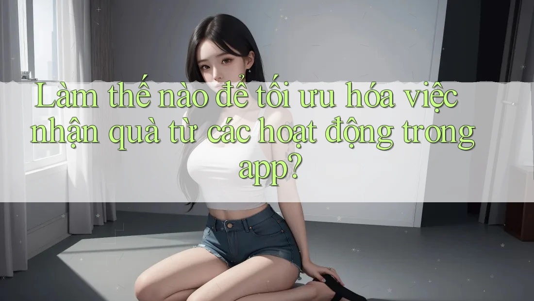Làm thế nào để tối ưu hóa việc nhận quà từ các hoạt động trong app?