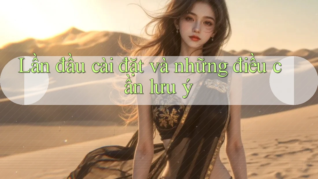 Lần đầu cài đặt và những điều cần lưu ý