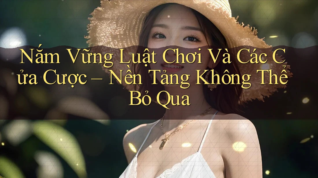 Nắm Vững Luật Chơi Và Các Cửa Cược – Nền Tảng Không Thể Bỏ Qua