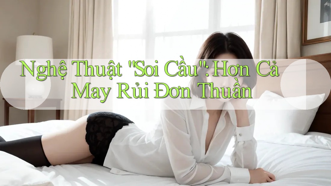 Nghệ Thuật “Soi Cầu”: Hơn Cả May Rủi Đơn Thuần Nghệ Thuật “Soi Cầu”: Hơn Cả May Rủi Đơn Thuần