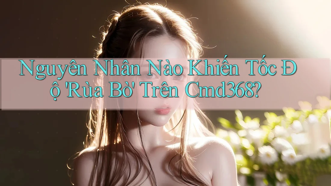 Nguyên Nhân Nào Khiến Tốc Độ 'Rùa Bò' Trên Cmd368?