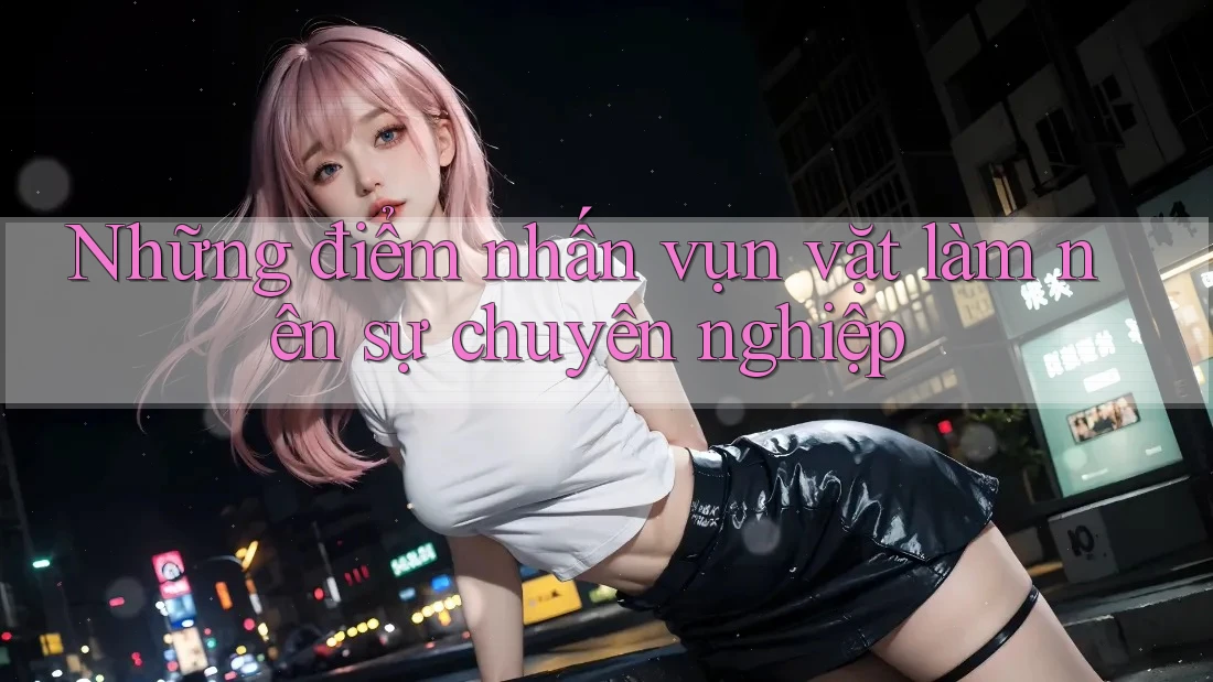 Những điểm nhấn vụn vặt làm nên sự chuyên nghiệp Những điểm nhấn vụn vặt làm nên sự chuyên nghiệp