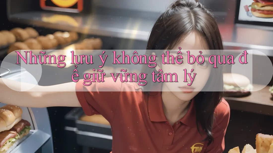 Những lưu ý không thể bỏ qua để giữ vững tâm lý
