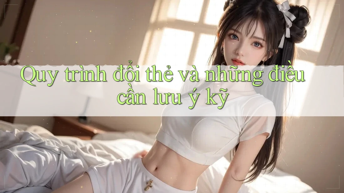 Quy trình đổi thẻ và những điều cần lưu ý kỹ