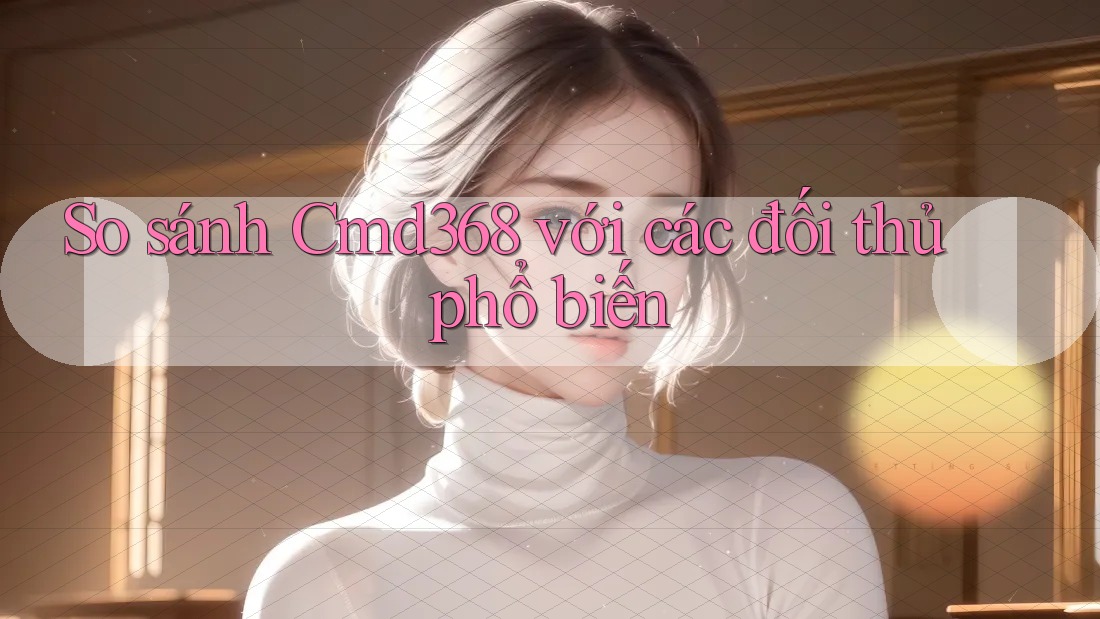 So sánh cmd368 với các đối thủ phổ biến