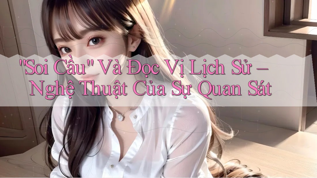 “Soi Cầu” Và Đọc Vị Lịch Sử – Nghệ Thuật Của Sự Quan Sát