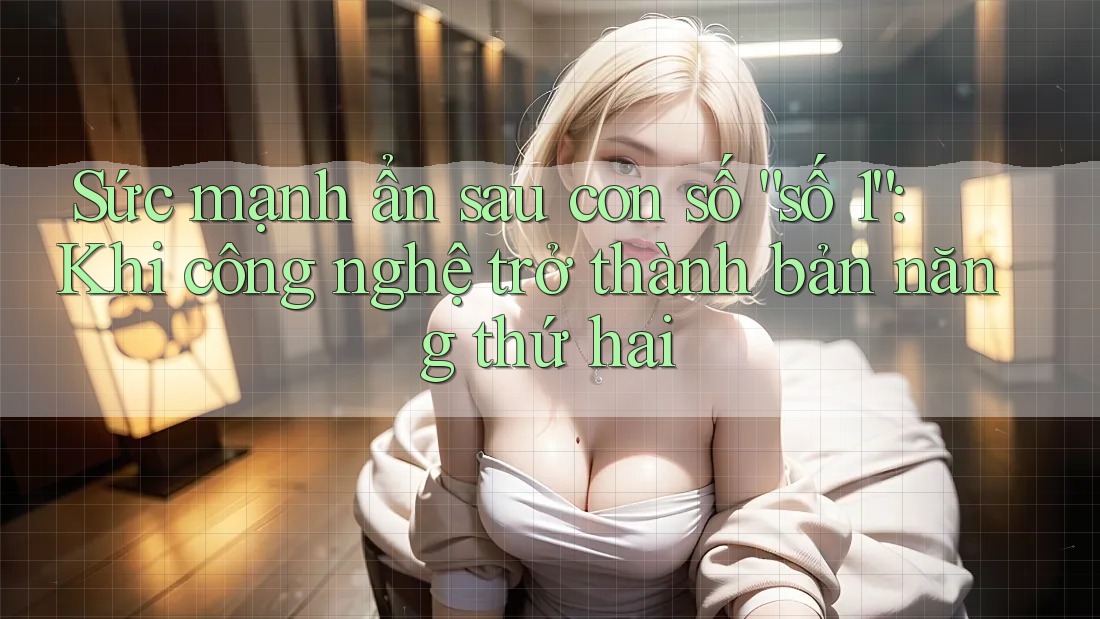 Sức mạnh ẩn sau con số “số 1”: Khi công nghệ trở thành bản năng thứ hai