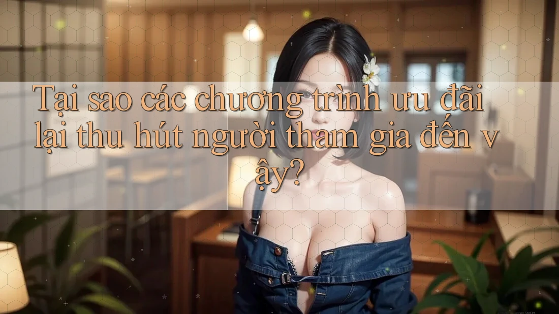 Tại sao các chương trình ưu đãi lại thu hút người tham gia đến vậy? Tại sao các chương trình ưu đãi lại thu hút người tham gia đến vậy?