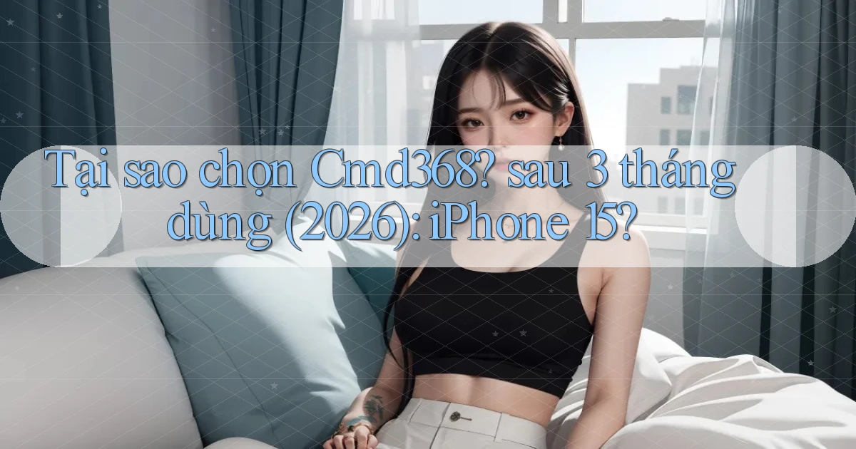 Tại sao chọn Cmd368 sau 3 tháng dùng (2026) iPhone 15