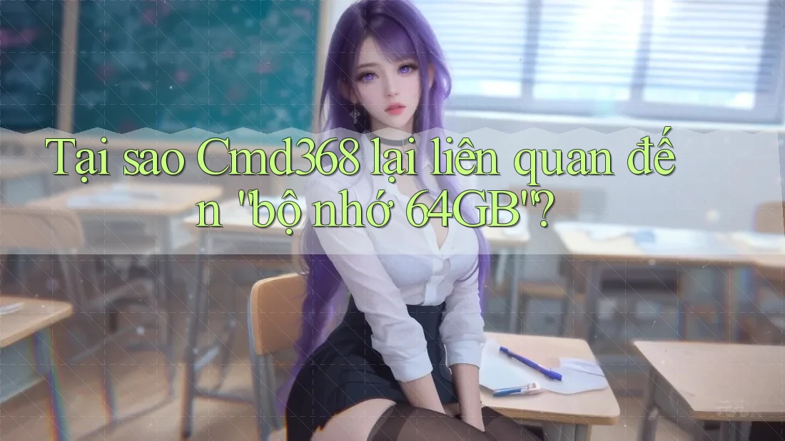 Tại sao Cmd368 lại liên quan đến “bộ nhớ 64GB”? Tại sao Cmd368 lại liên quan đến “bộ nhớ 64GB”?