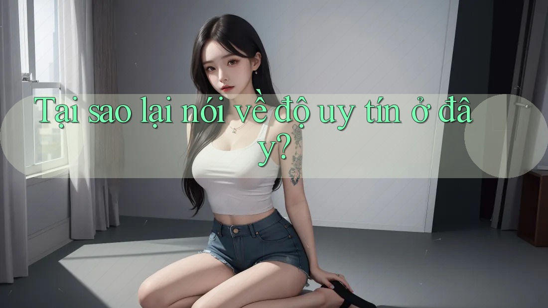Tại sao lại nói về độ uy tín ở đây?