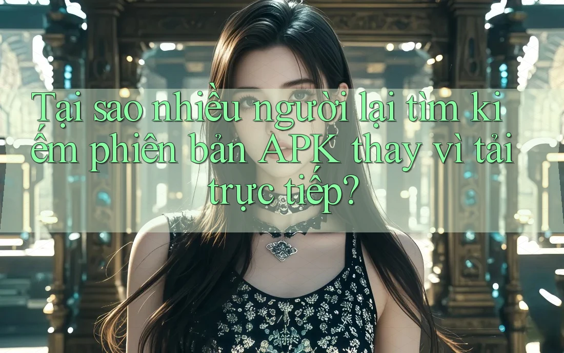Tại sao nhiều người lại tìm kiếm phiên bản APK thay vì tải trực tiếp?