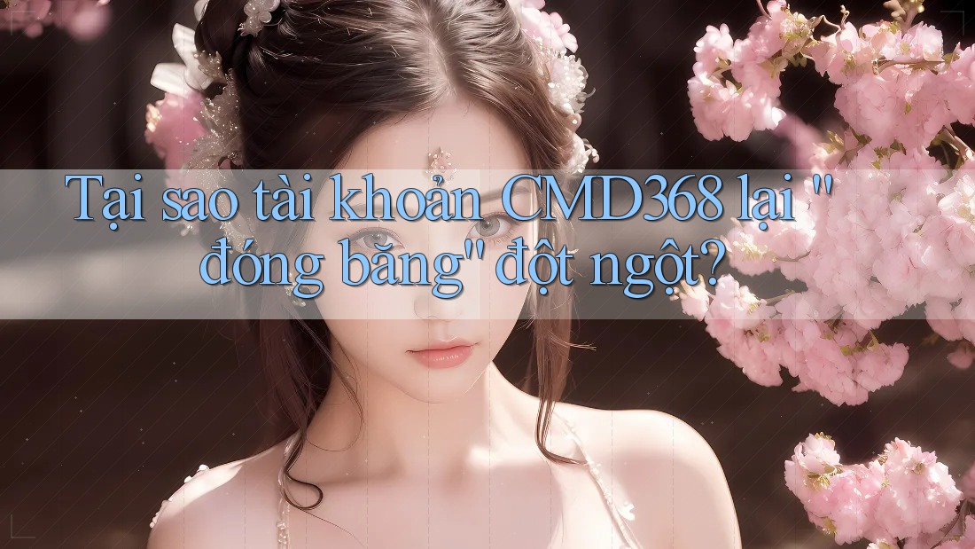 Tại sao tài khoản CMD368 lại “đóng băng” đột ngột?
