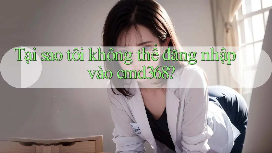 Tại sao tôi không thể đăng nhập vào cmd368? Tại sao tôi không thể đăng nhập vào cmd368?
