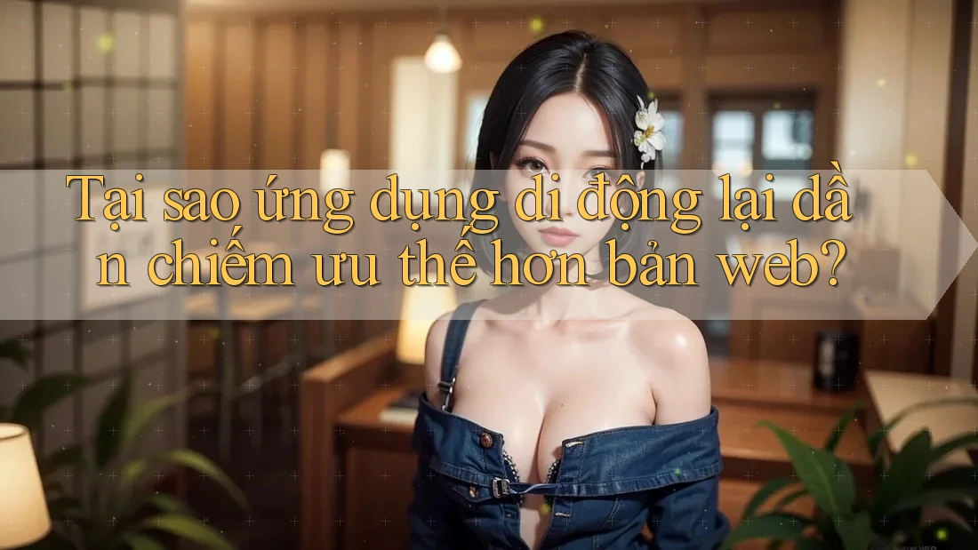 Tại sao ứng dụng di động lại dần chiếm ưu thế hơn bản web? Tại sao ứng dụng di động lại dần chiếm ưu thế hơn bản web?