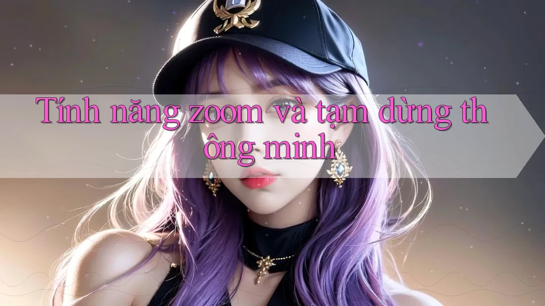 Tính năng zoom và tạm dừng thông minh Tính năng zoom và tạm dừng thông minh