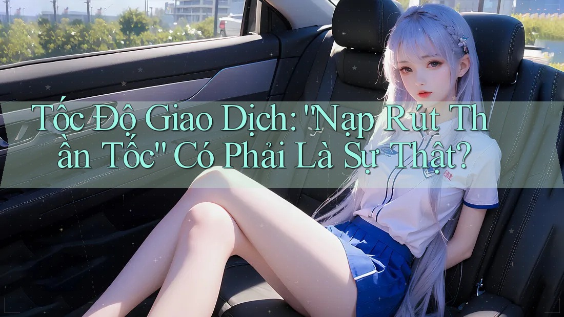 Tốc Độ Giao Dịch: “Nạp Rút Thần Tốc” Có Phải Là Sự Thật? Tốc Độ Giao Dịch: “Nạp Rút Thần Tốc” Có Phải Là Sự Thật?