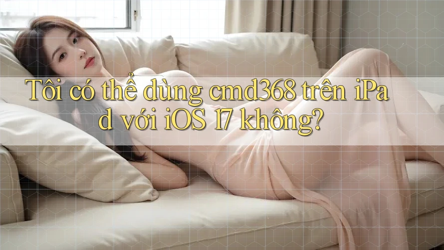 Tôi có thể dùng cmd368 trên iPad với iOS 17 không? Tôi có thể dùng cmd368 trên iPad với iOS 17 không?